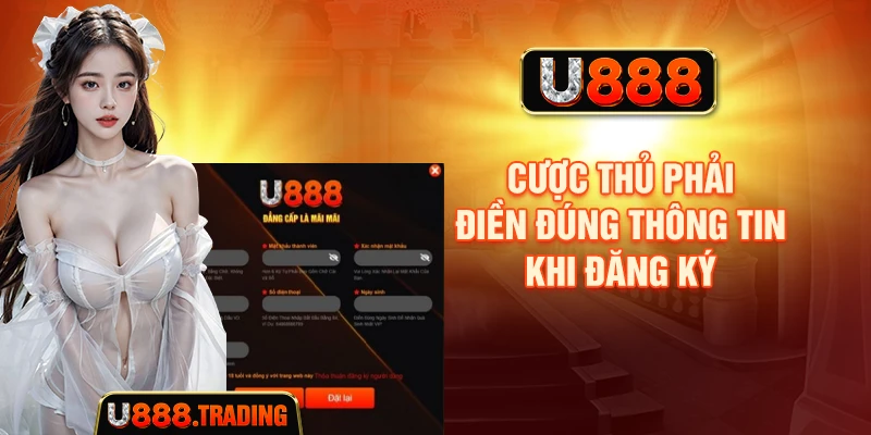 Người dùng nên cung cấp thông tin chính xác khi đăng ký