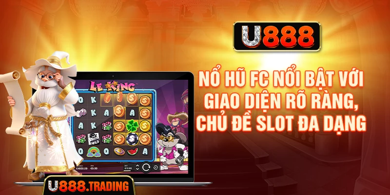 Nổ hũ FC với giao diện rõ ràng và nhiều chủ đề slot